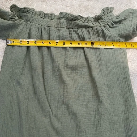 NWOT Anthro Maella Off-The-Shoulder Tunic Dress with Side Pockets, Small - Picture 13 of 16